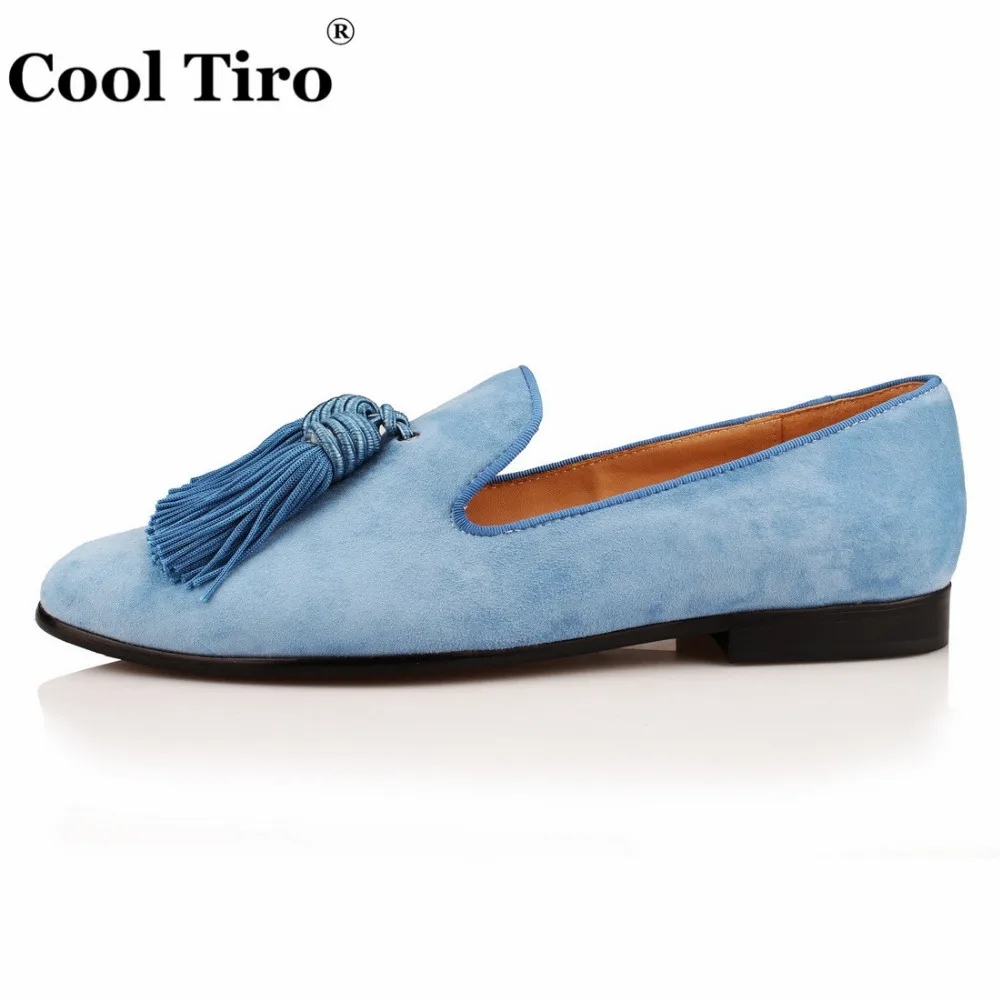 Стильные мужские лоферы Tiro Замшевые слипоны с кисточками свадебная модельная