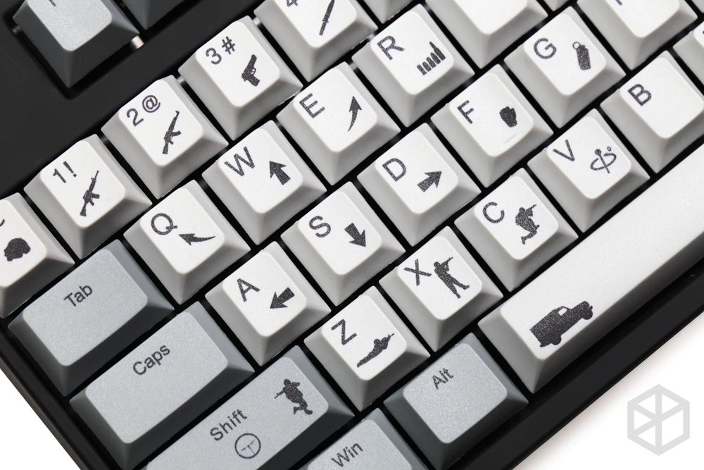 Бесшумная игровая клавиатура colorway PUBG gh60 xd60 xd84 tada68 rs96 zz96 87 104 660|Клавиатуры| |