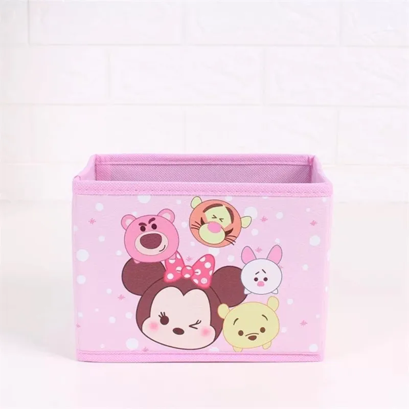 ALWAYSME 19X11X14 см MickMiny Складная Ткань для хранения кубическая корзинка ящики Органайзер контейнеры Шкаф Ящики Кубы для хранения - Цвет: Many Mouse