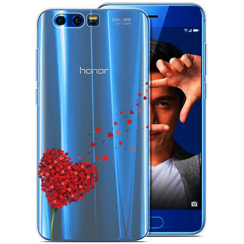 Arvin силиконовый чехол для Huawei Honor 9 Мягкий ТПУ Премиум Тонкий кристально