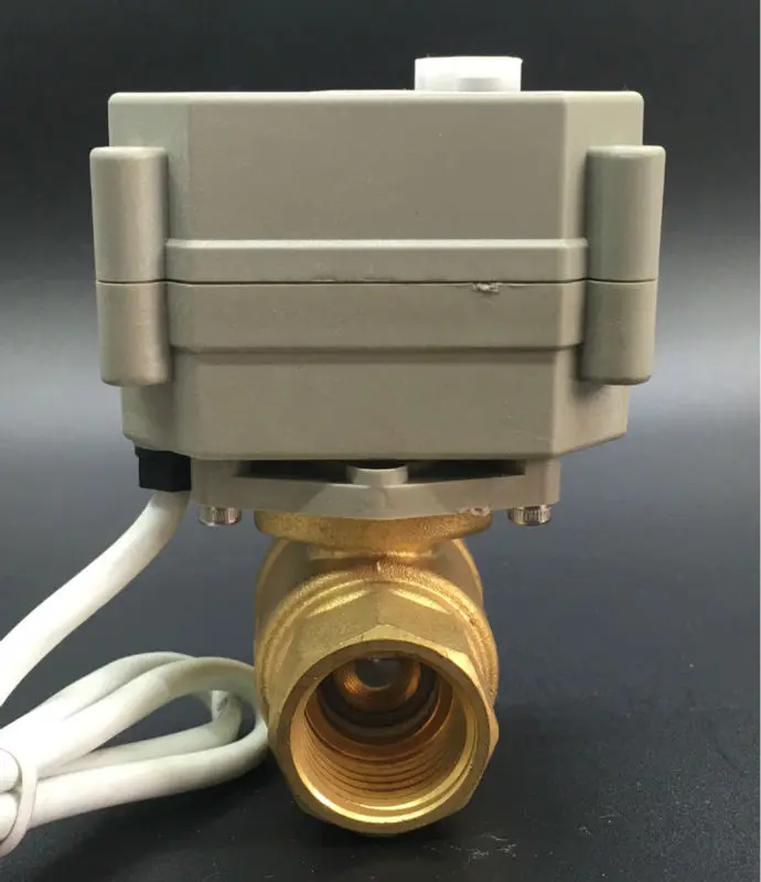 TF15-B2-B DC9V-24V DN15 клапана 3/7 Провода BSP/ДНЯО 1/2 ''латунь клапан с ручным управлением для воды Управление