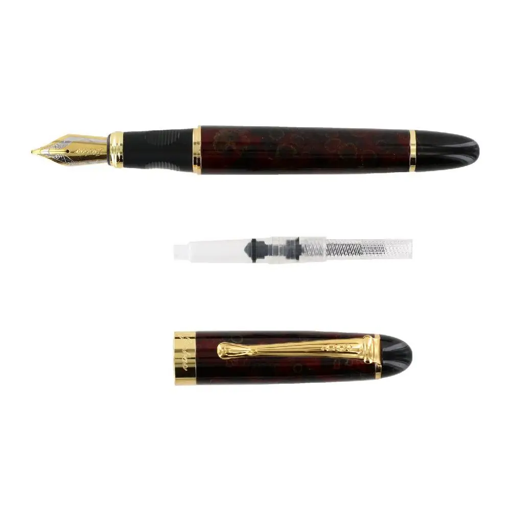 Adeeing Jinhao X450 темно-красная перьевая ручка с золотым перьевым наконечником