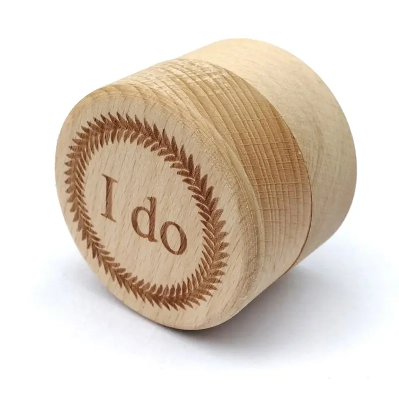 Деревянная шкатулка для колец с индивидуальной гравировкой|Упаковка и стойки