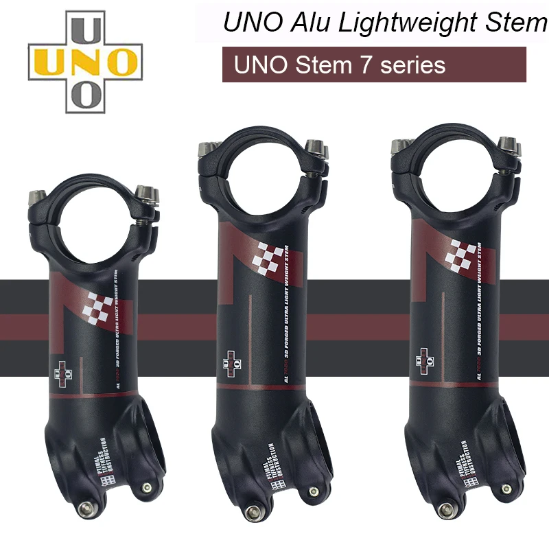 Велосипедный стержень UNO 7 Kalloy ультралегкий + 17 градусов MTB Bike Alu 7050 31 8 мм 60 70 80 90 100 110