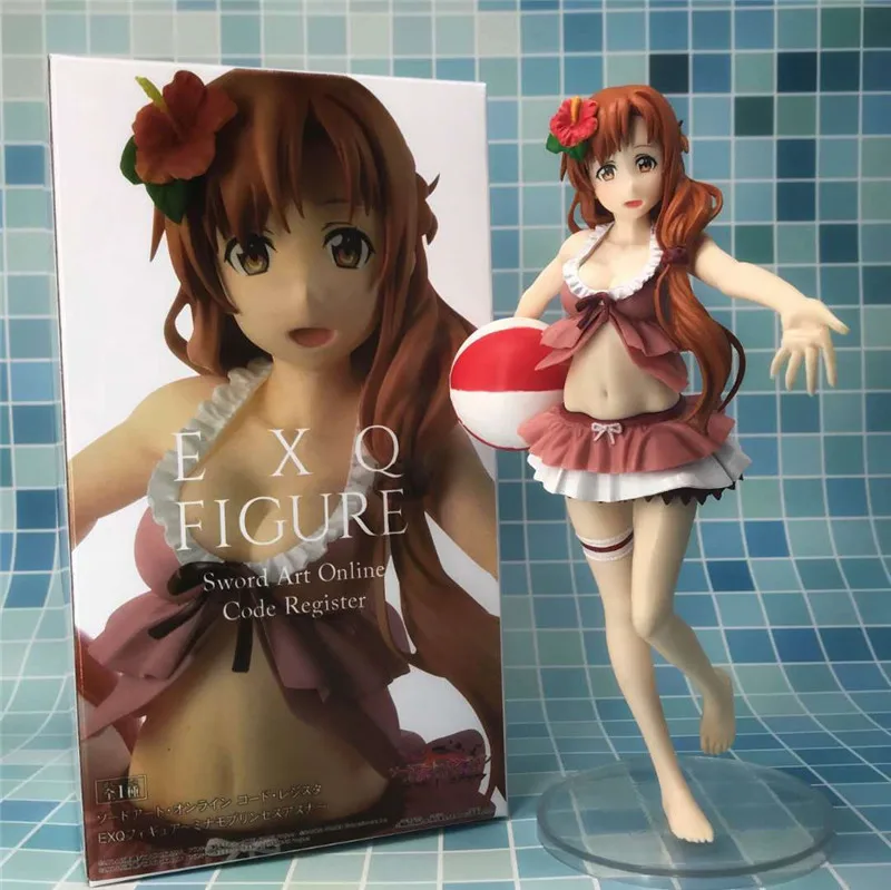 

Anime Sword Art Online SAO EXQ Yuuki Asuna Swimsuit Ver. PVC Action Figure Collectible Model Doll Kids Toys 23CM