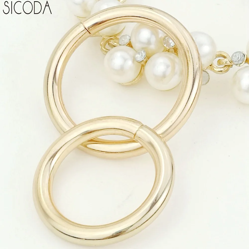 

SICODA 6 шт. Сделай Сам швейная пряжка толщиной 4,8 мм 32/25 мм Золотое металлическое уплотнительное кольцо для рюкзака соединительные кольца для ремней аксессуары для сумок