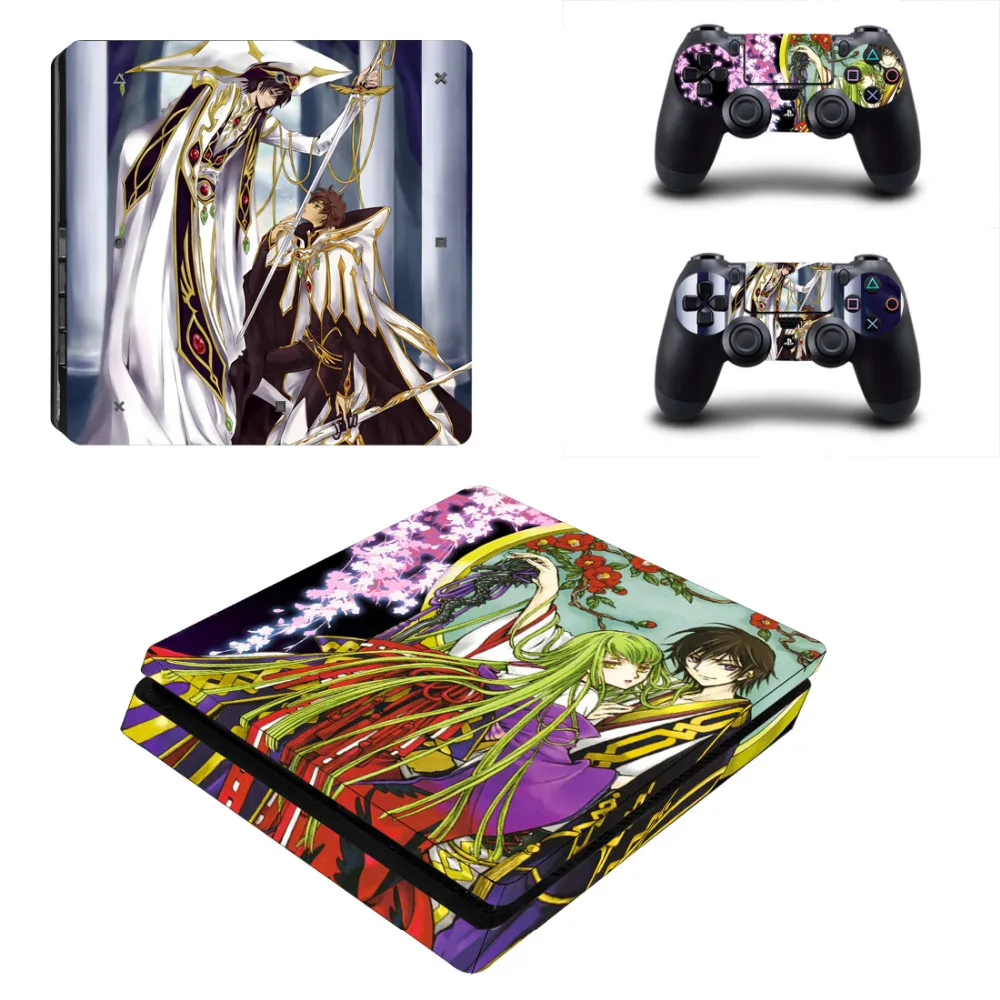 Стикеры в стиле аниме No Game Life PS4 Slim Skin наклейки для консоли PlayStation 4 и контроллера