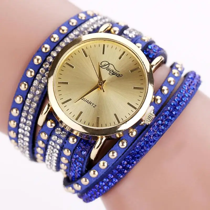 Женские часы-браслет Douya повседневные Элегантные женские часы из искусственной