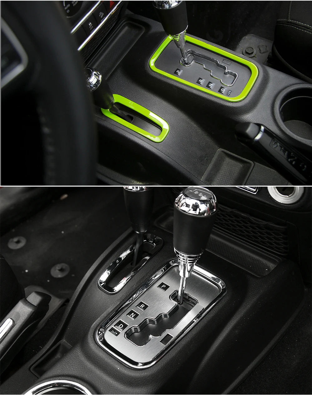 SHINEKA ABS автомобильная коробка переключения передач панель накладка рамка для Jeep Wrangler JK 2011- автомобильный Стайлинг Аксессуары для интерьера