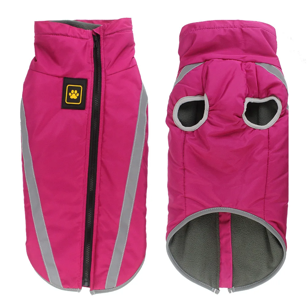 

Large Dog Raincoat Waterproof Dog Poncho Vest For Big Dogs Outdoor Pet autumn Vest Rain Cap Blue Golden Retriever Husky WLYANG