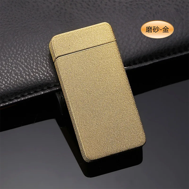 Двойной крест дуга электронная USB Зажигалка металлическая зарядка ветрозащитные, импульсные электрические зажигалки оптом более выгодные - Цвет: 7