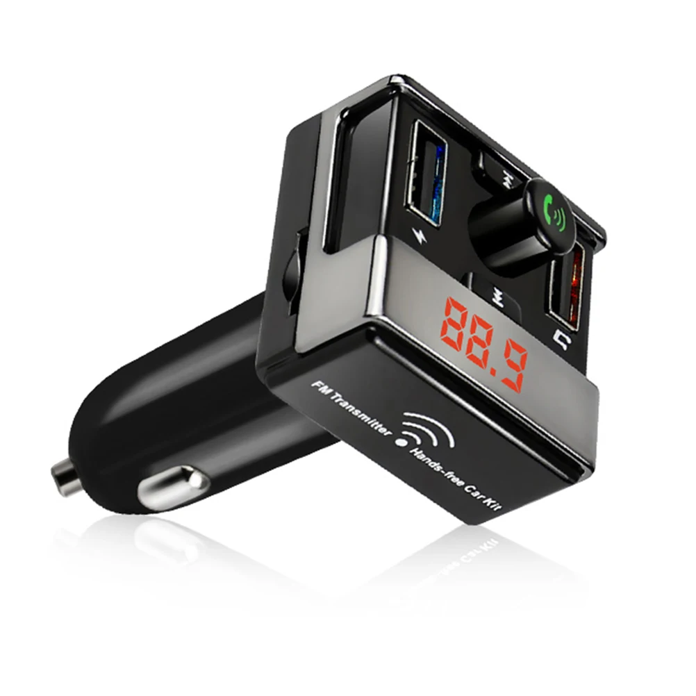 A7 Dual ABS и PC USB Автомобильное зарядное устройство 4 в 1 12 в-24 5А 2 порта адаптер для iphone