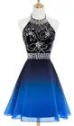 Женское шифоновое платье Bealegantom, короткое вечернее платье с градиентным вырезом, украшенное бисером, QA1559, 2021