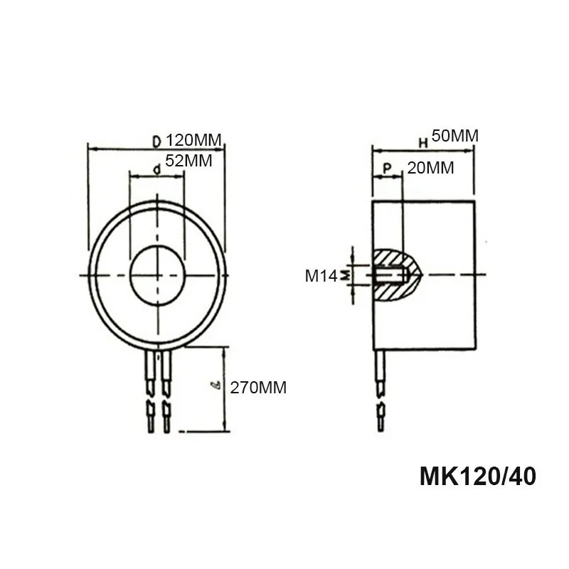 Лидер продаж мощный магнит MK120/40 Электрический промышленный подъем 200 кг/Н