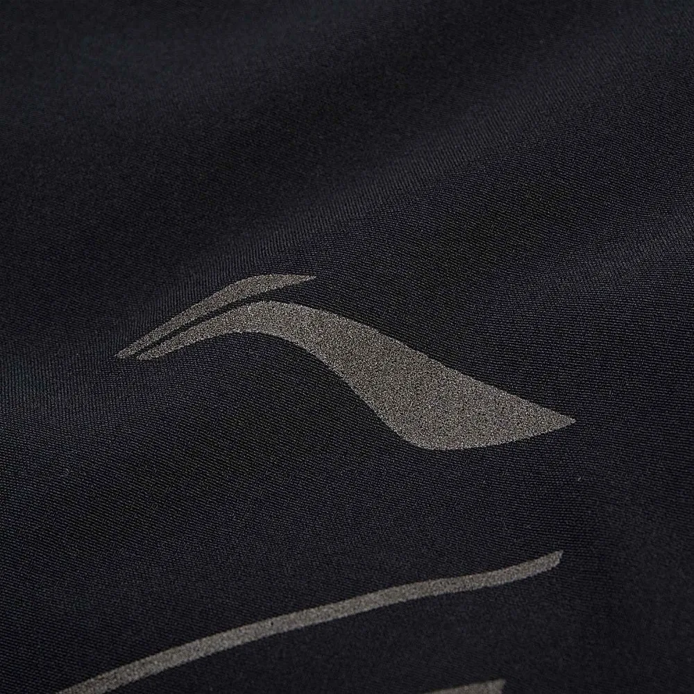 Li Ning мужские шорты для бега на сухой дышащей обычной посадки 91.1% полиэстер 8.9%