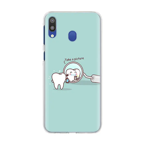 04 Стоматолог Зубной увенчанный зуб Чехлы для samsung Galaxy A30 A50 M10 M20 M30 A6 A7 A8+ A9 S10 плюс S10e жесткая задняя панель из поликарбоната - Цвет: 04