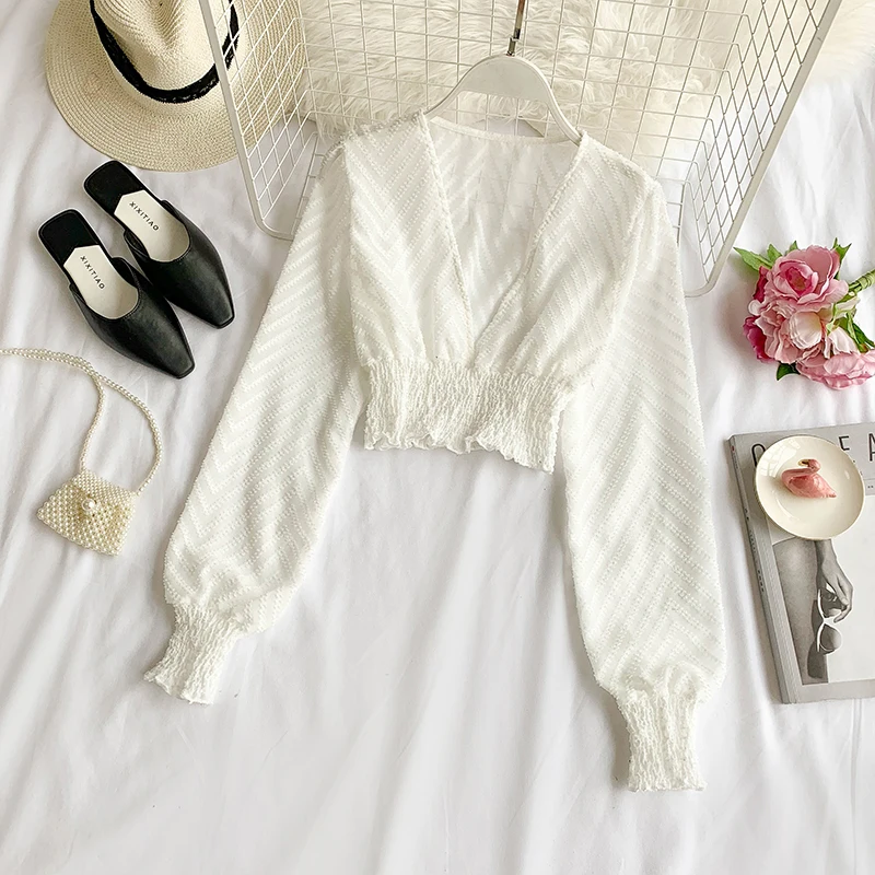 2019 Новая модная женская блузка рубашка праздничный стиль Сексуальная