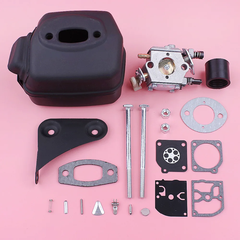 

Carburetor Exhaust Muffler Repair Kit For Husqvarna 51 55 Intake Boot Gasket Chainsaw Replacement Spare Part