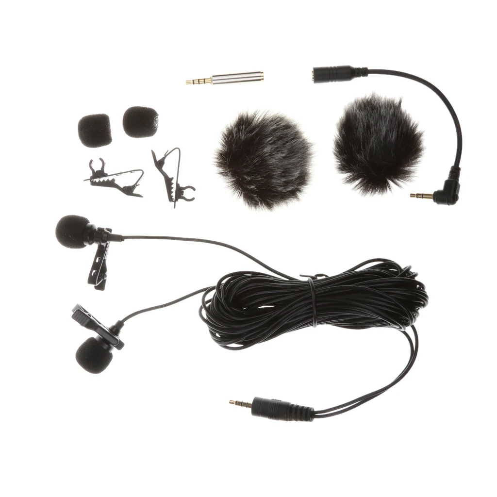 Всенаправленный конденсаторный микрофон с петлей и зажимом | Электроника