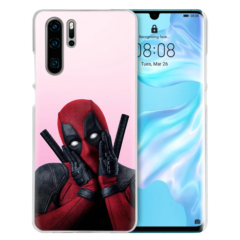 Чехол Hero Deadpool Harley Quinn для huawei P20 P30 P Smart Nova 4 3i P10 P9 P8 mate 10 20 lite Pro Mini жесткий чехол для телефона из ПК