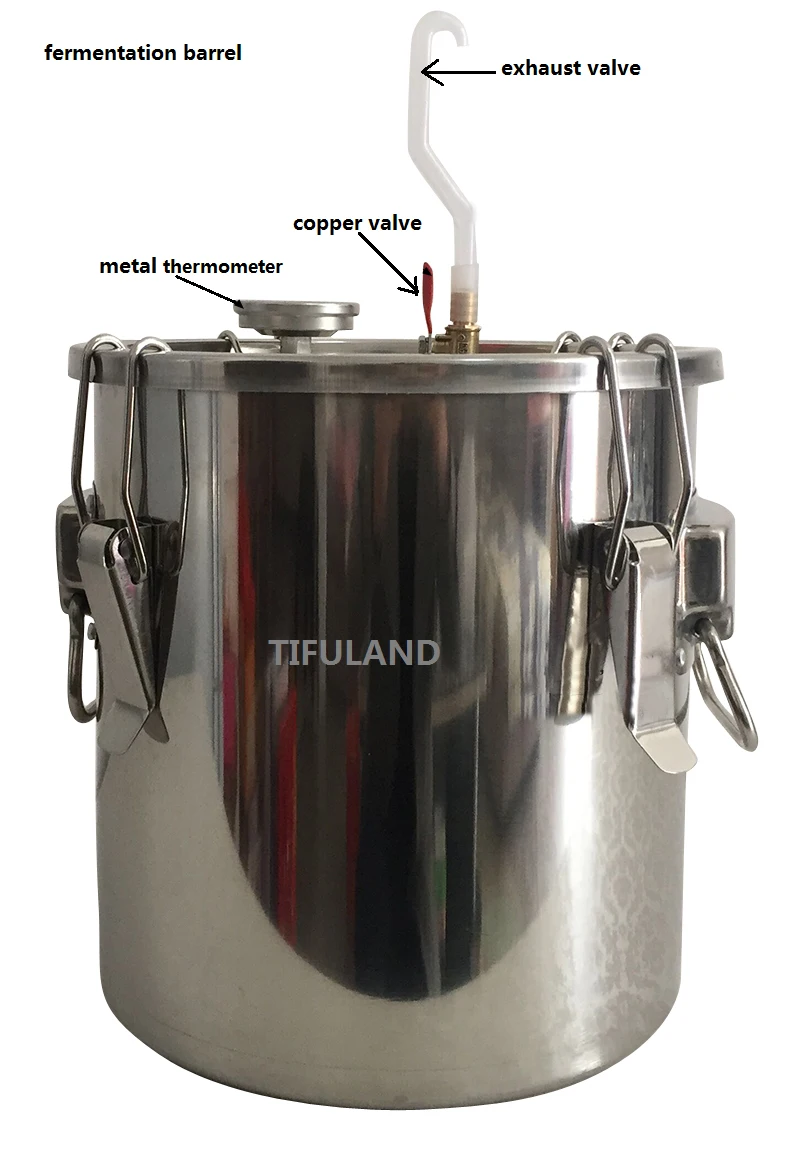 10L/20L/35L/54L вино ферментор с термометром высокое качество ферментатор баррель из нержавеющей стали ферментеры