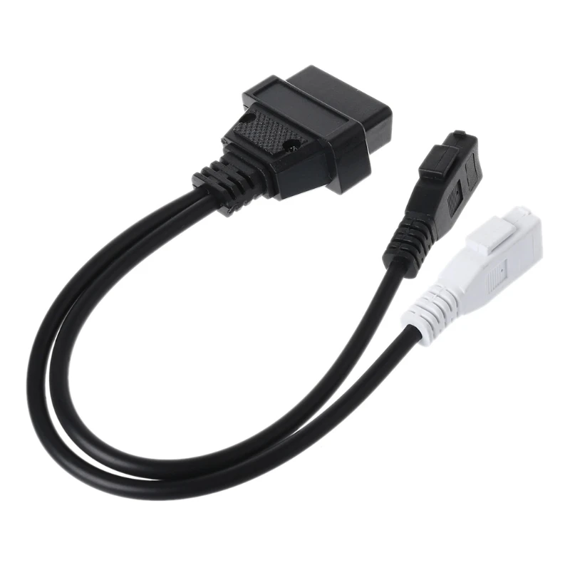 2X2 16 Pin Женский OBD2 диагностический разъем Адаптер VAG кабель для VW AudiT Skod|Кабели и