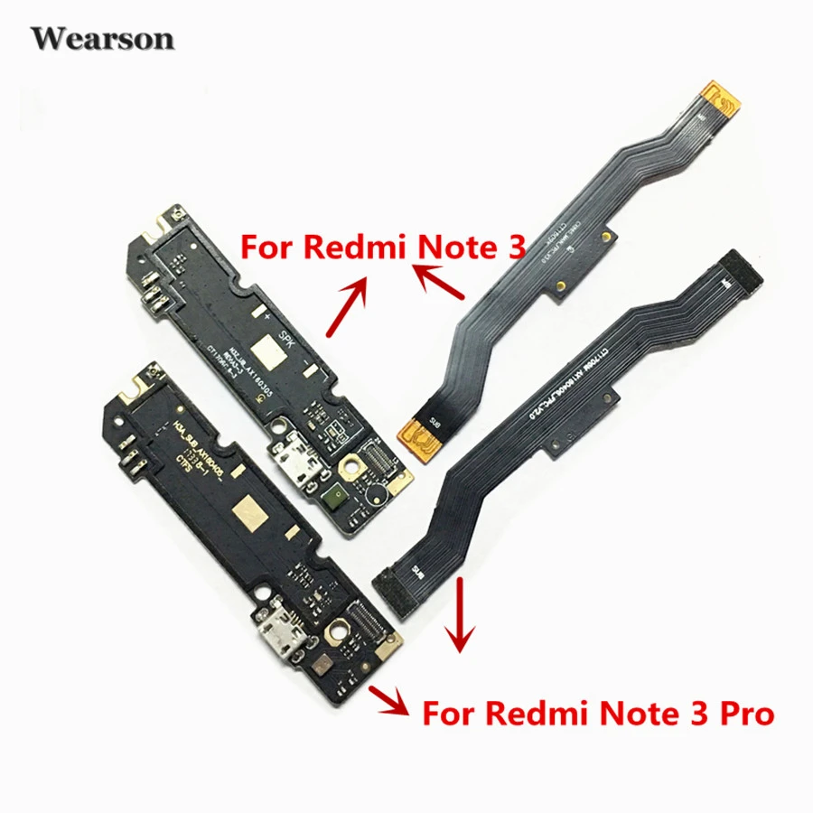 Для Xiaomi Redmi Note3 / Note 3 Pro USB зарядная плата разъем для зарядки док станция основной FPC