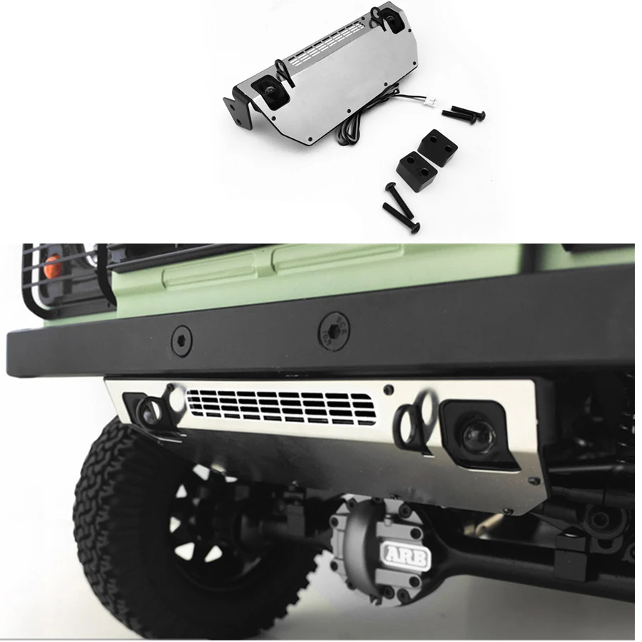 Металлические аксессуары для руля 1/10 Scale фонарь подходит 1:10 RC Rock Crawler Car 4WD Gelande ii D90
