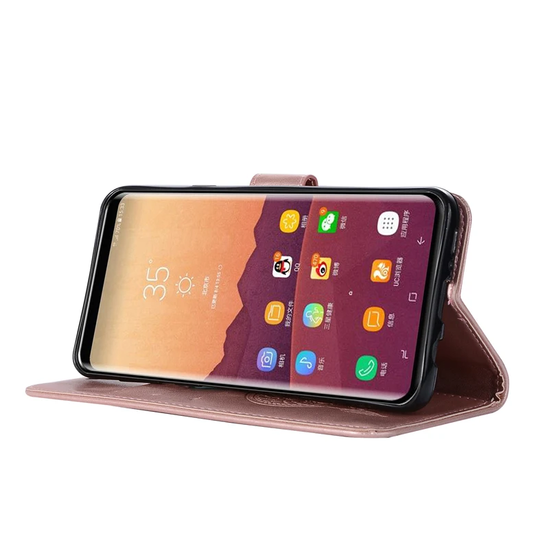 Флип-чехол для Samsung Galaxy S9 Plus G965 + SM G965F G965W G9650 G965N G965U G965F/DS кожаный чехол с отделением
