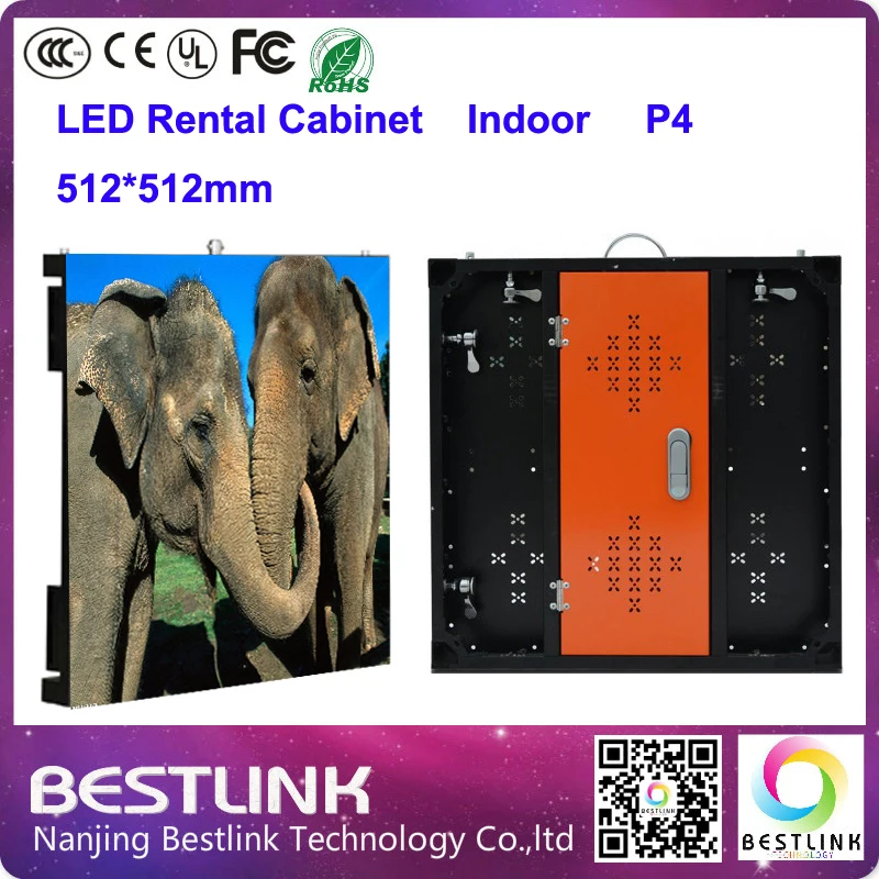 P4 Крытый SMD LED дисплей модуль для Аренда экрана 512*512 мм Прокат кабинет rgb