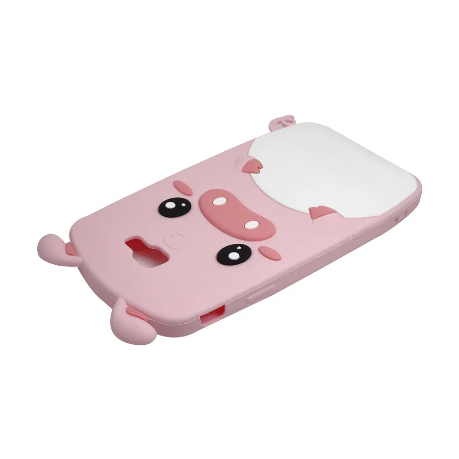 For Samsung J5 Prime Case Soft Silicone Phone for Galaxy G570 3D Cartoon Cute Pink Pig Cover J 5 Prim |