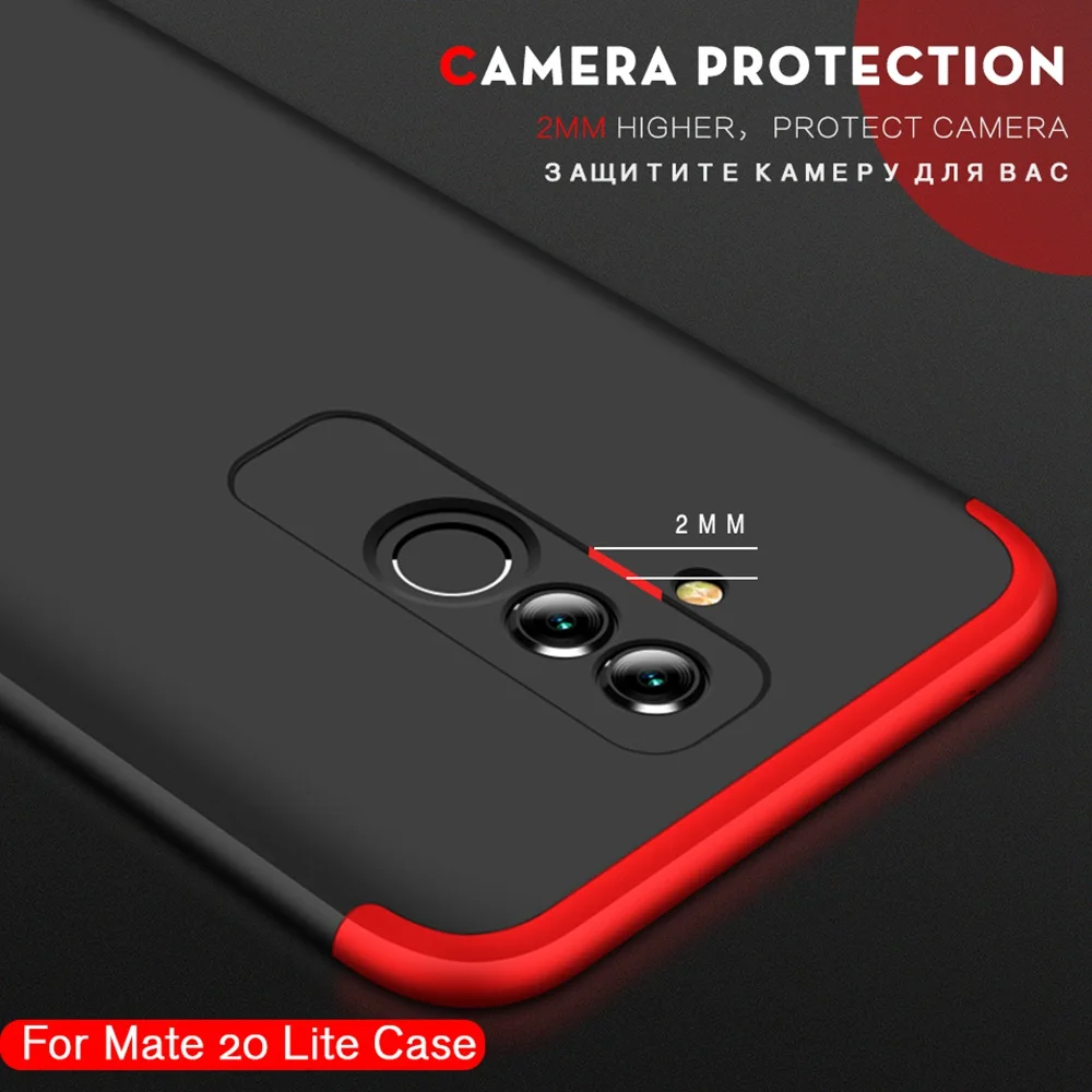 Phone Case For Huawei Mate 20 Pro Original Cover P20 Lite Luxury Coque Honor 8X Max Note 10 360 | Мобильные телефоны и