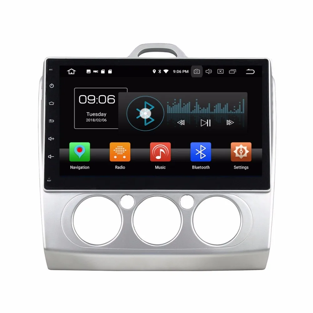 Android 8 0 Octa Core 10 1 &quotАвтомобильный Радио DVD Мультимедиа gps для Ford Focus (MT) 2007 2011 с 4 Гб