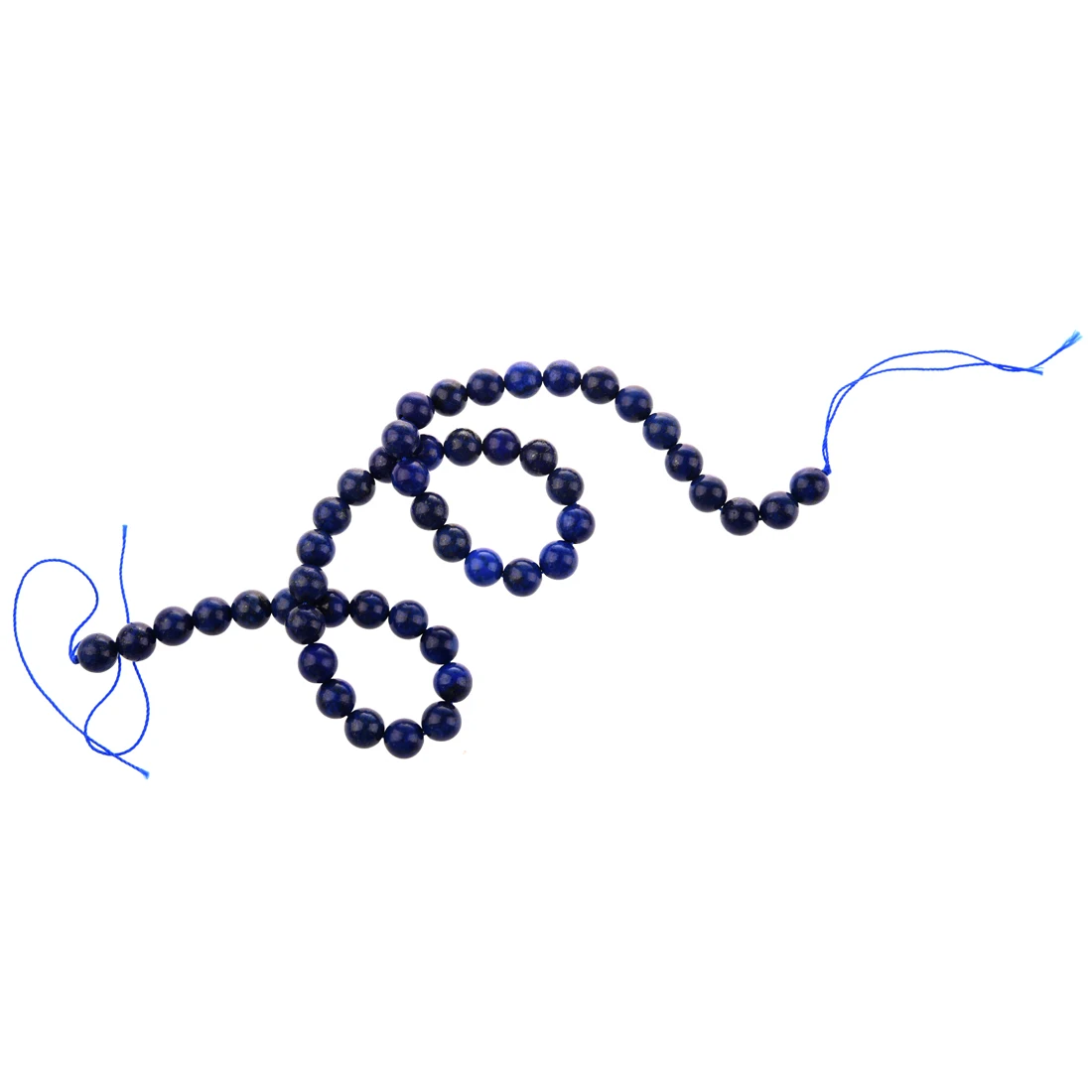 Круглые королевские синие шарики Lapis Lazuli 8 мм нитка 15 дюймов|bead strands|blue beadsroyal blue beads