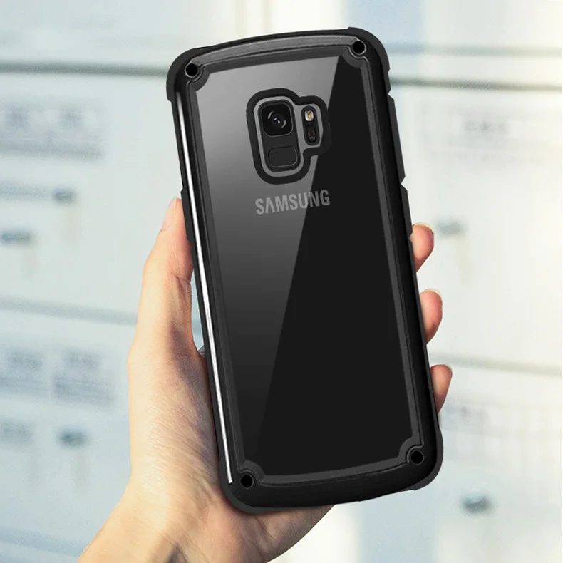 LUPHIE Противоударная подушка безопасности Чехол для samsung Galaxy S10 S9 S8 плюс примечание 9 S10e Роскошный чехол для samsung S8 S9 прозрачный чехол