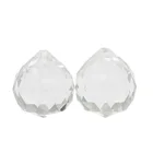 L прозрачный цвет 15 мм-100 мм стеклянный Ограненный шар детали для свадьбы и продукты феншуй X-MAS украшения