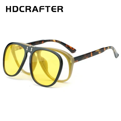 HDCRAFTER, новинка, женские солнцезащитные очки на застежке, брендовые, дизайнерские, цветные, солнцезащитные очки для мужчин, унисекс, UV400, lunetes de soleil