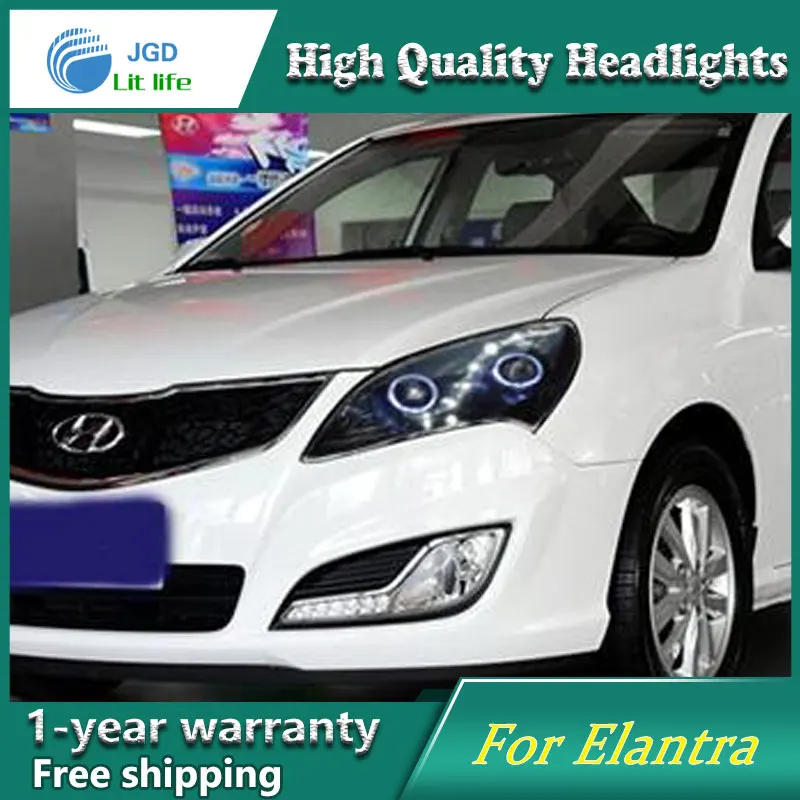Высококачественный чехол для стайлинга автомобиля Hyundai Elantra 2008 2010 фары