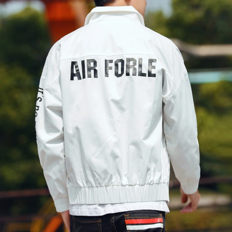 2019 Jackette для Мужские весенне-осенние хлопковые пальто куртка большого размера