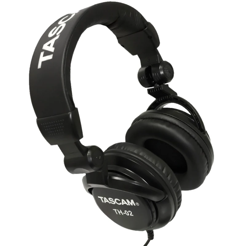 Многофункциональные студийные наушники Tascam TH 02 черные Профессиональные с
