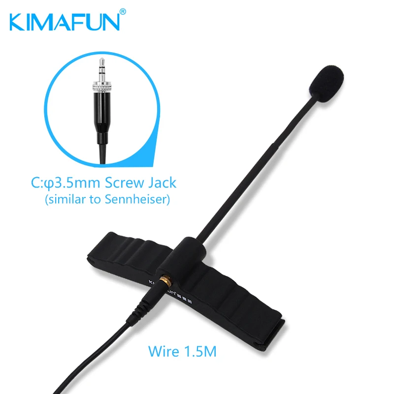 KIMAFUN мини музыкальный инструмент микрофон Виолончель специальный микрофон сценическое представление проводной инструмент микрофон - Цвет: C Plug