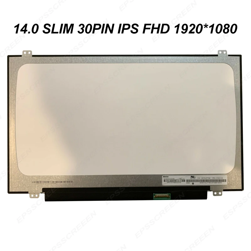 FHD IPS 1920*1080 30 PIN LED DISPLAY LP140WF6 SPB3/B6/B2 N140HCA-EAB N140HCE-EAA EAC B140HAN02.1 LP140WF3 SPD1/F1 - ПЕРЕДНИЙ IPS-дисплей с разрешением 1920*1080, 30 контактами, светодиодной подсветкой и моделями LP140WF6 SPB3/B6/B2, N140HCA-EAB, N140HCE-E
