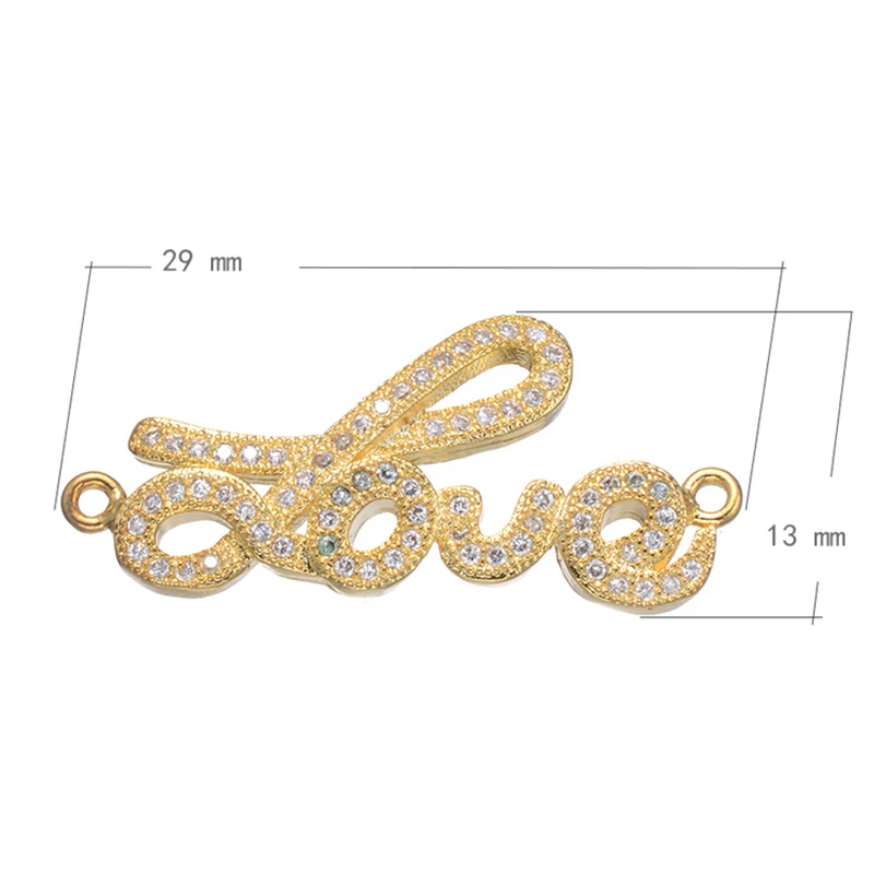 Принадлежности для ювелирных изделий 5 шт. блестящие циркониевые Подвески с