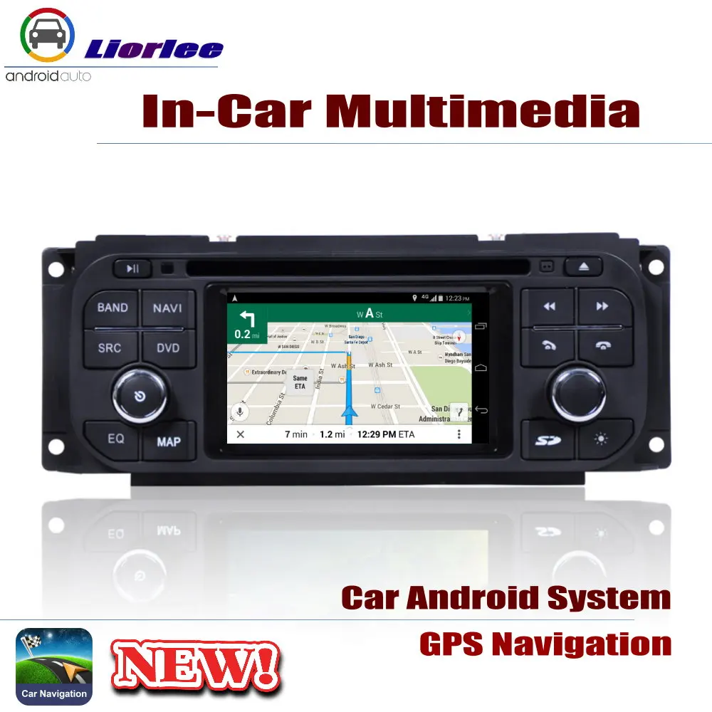 Автонавигация для Chrysler Caravan для Dodge Caravan 2001~ 2007 Android мультимедийный плеер DVD Радио стерео усилитель AUX wifi экран