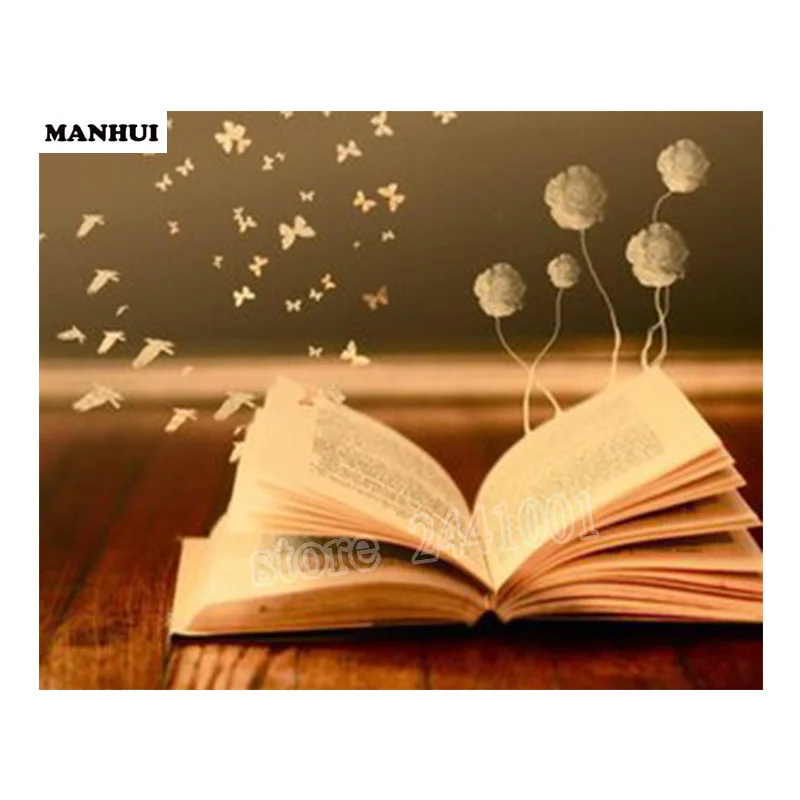 Алмазная вышивка 3D DIY настольная книга рядом с одуванчиком графическая картина