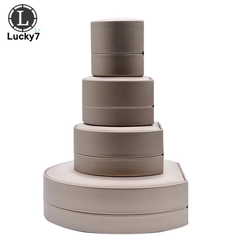 Шкатулка для ювелирных изделий полукруглая шкатулка с подвесками из ПУ кожи