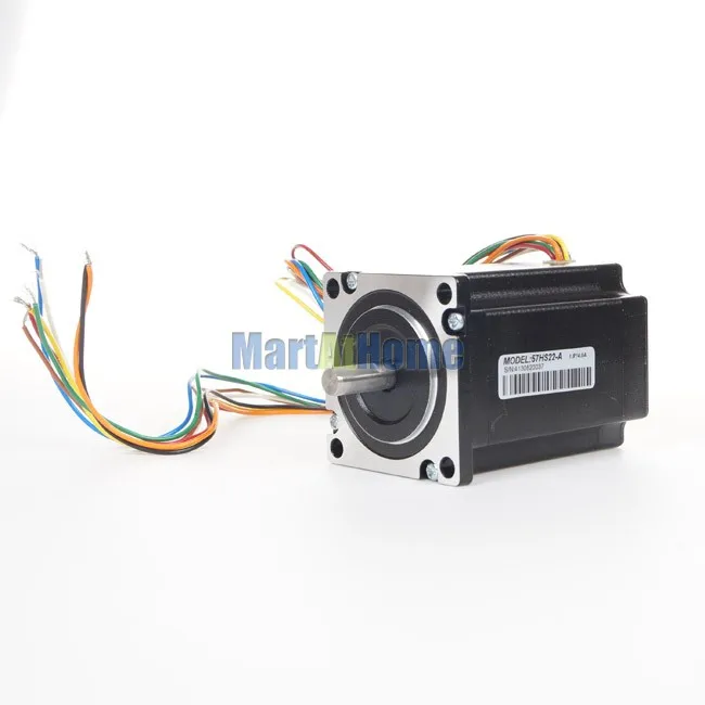 Leadshine 57HS22 2 фазный NEMA23 CNC шаговый двигатель 311 oz in 1/4 ''для ЧПУ лазерная резка