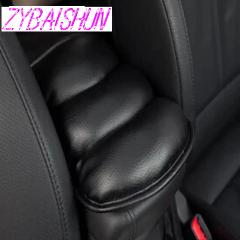 Автомобильный подлокотник из мягкой кожи с центральной консольной коробкой для