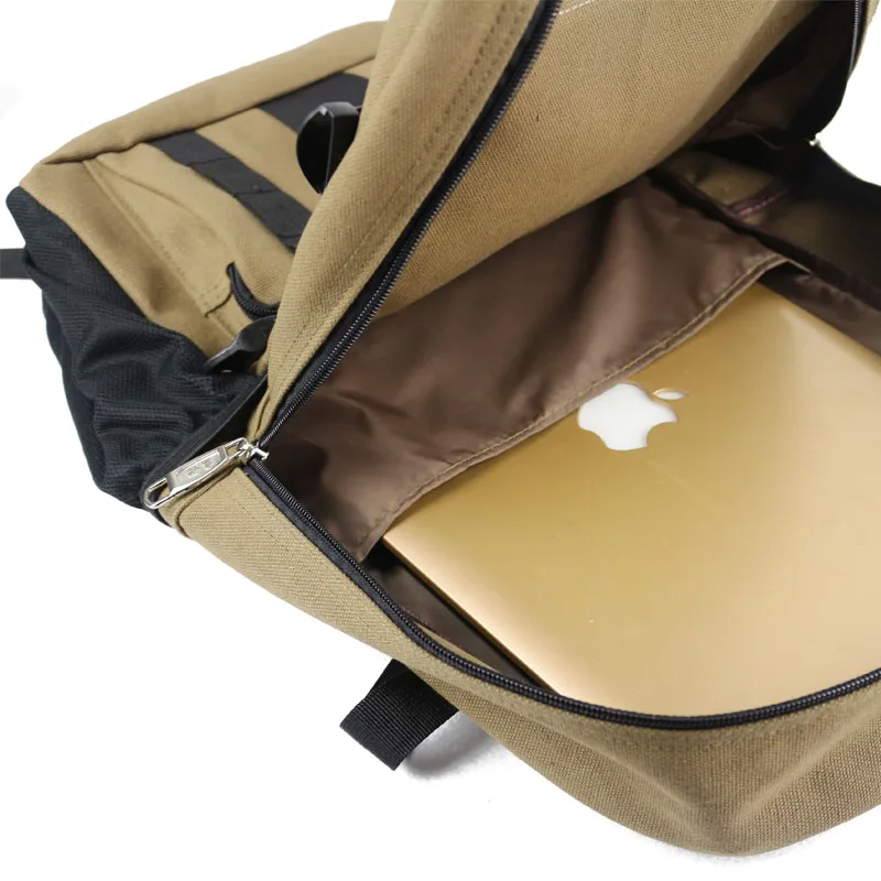 Новый мужской рюкзак с модным ремнем на молнии одноцветная Повседневная сумка