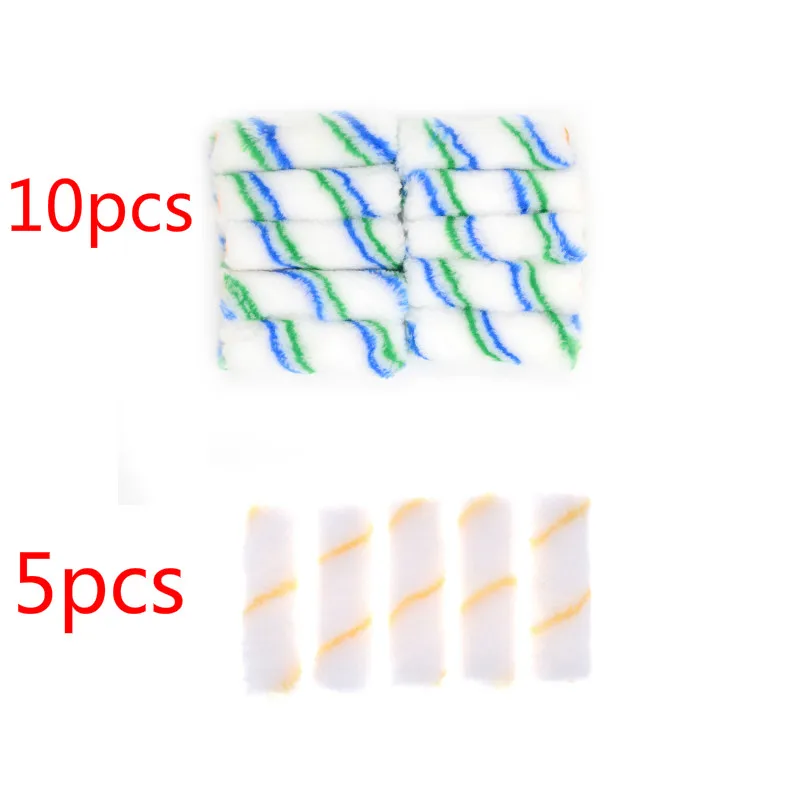 

5/10 Pcs 4" Paint Roller Covers Mini Paint Roller Edger Trim Roller